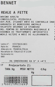 Reale Di Bovino Adulto A Fette Filiera Valore Bennet - Foto 3