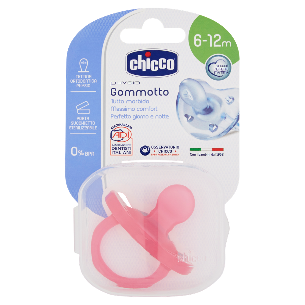 Gommotto Physioforma In Silicone Girl 6 Mesi + Chicco