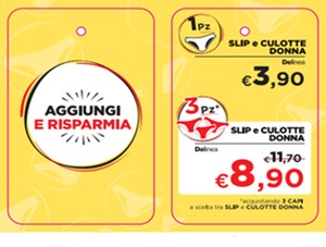 Culotte Donna Elastico Esterno Con Riga XXL Nero Delinea - Foto 2