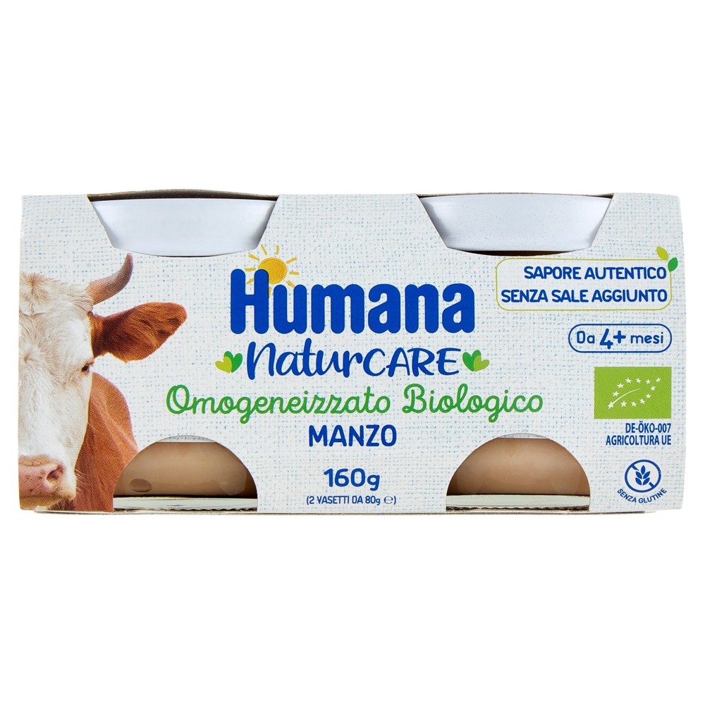 Omogeneizzato Di Manzo Bio Humana Conf. Da 2 - Foto 1
