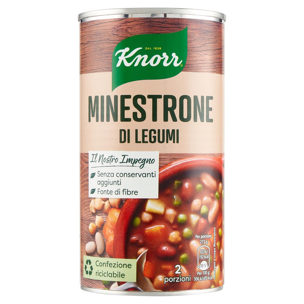 Minestrone Di Legumi Senza Conservanti Knorr - Foto 1