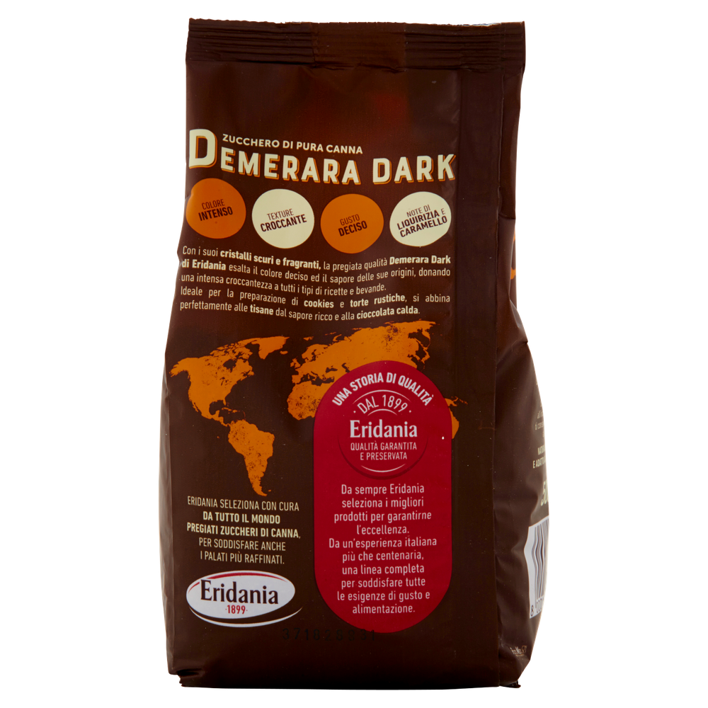 Zucchero Di Canna Semiraffinato Demerara Dark Eridania - Foto 3