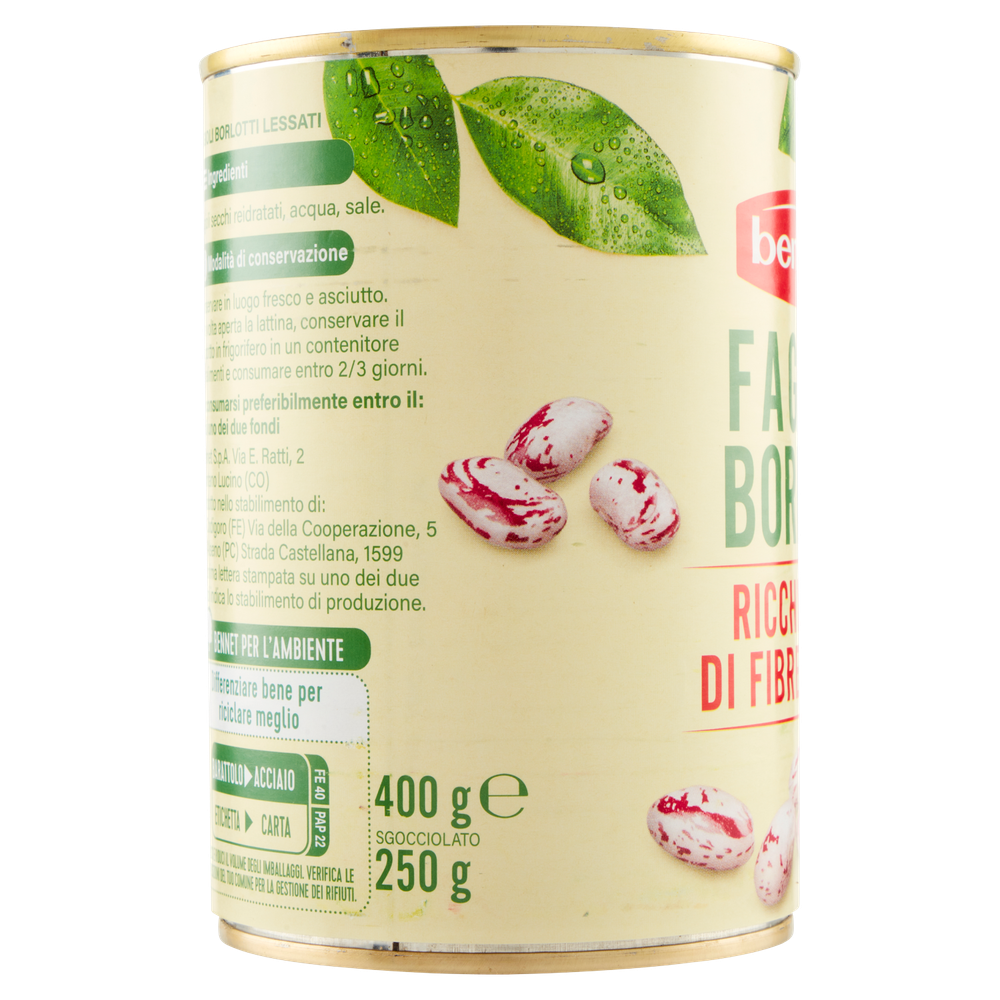 Fagioli Borlotti Lessati Bennet - Foto 2