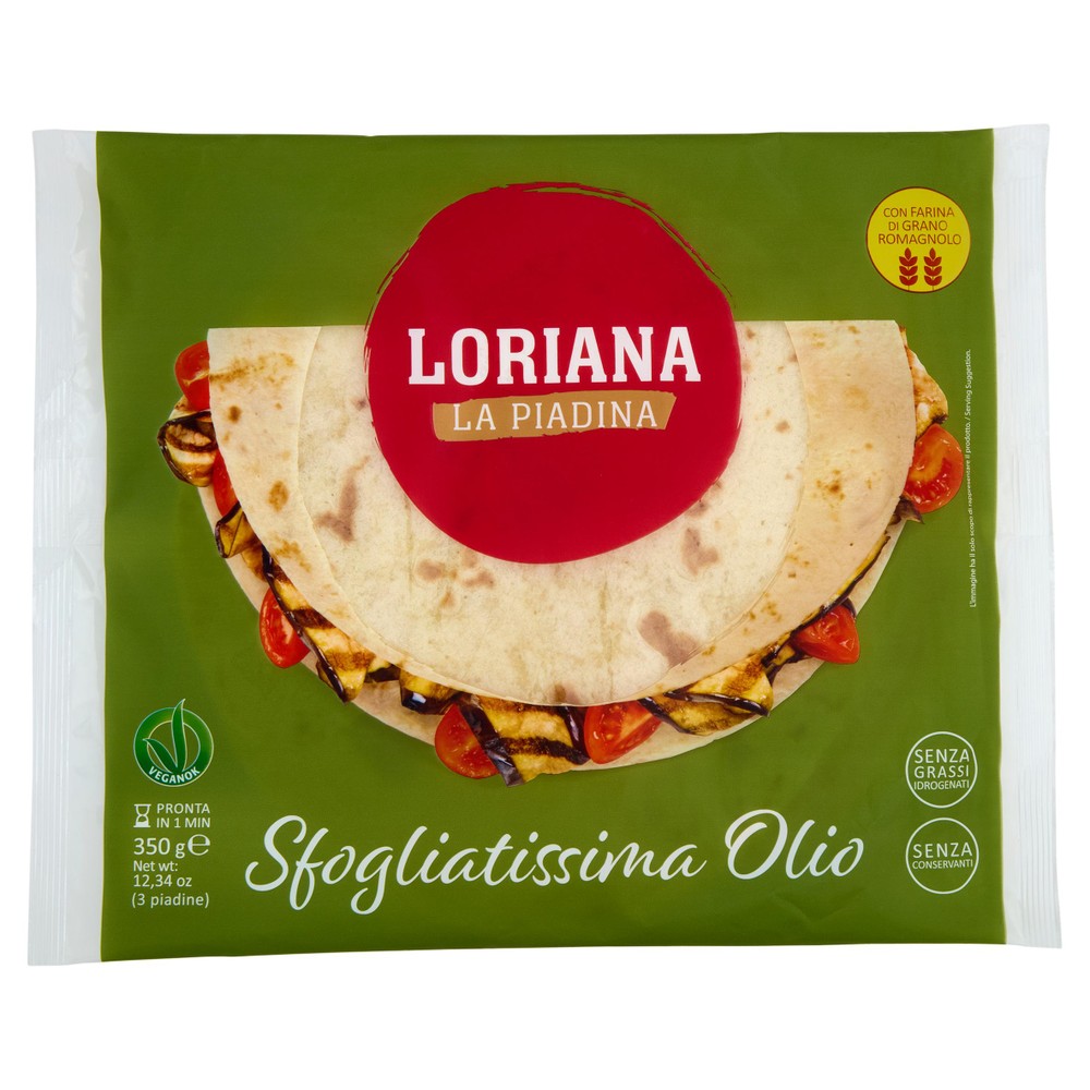 Piadina Sfogliata Olio Di Oliva Loriana - Foto 1