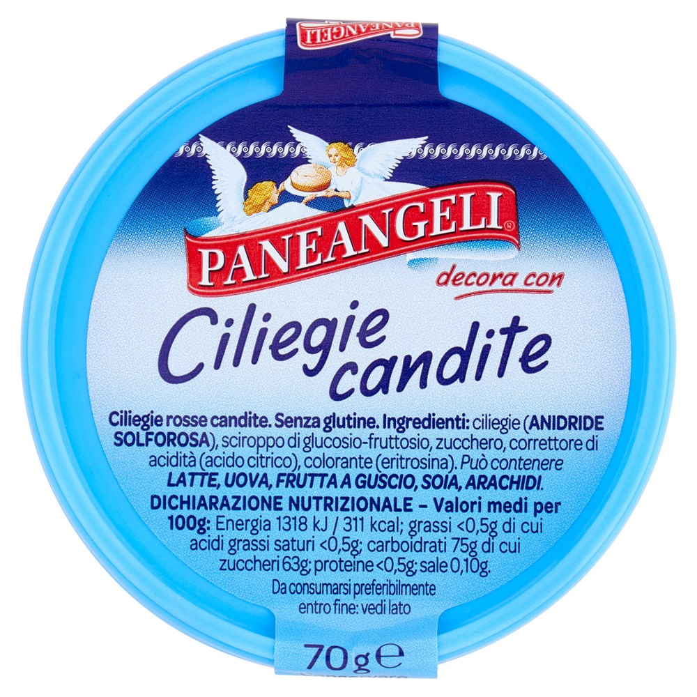 Ciliegie Rosse Candite Per Decorare Torte Senza Glutine Paneangeli - Foto 1