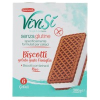 6 Biscotti Gelato Vaniglia Senza Glutine Bennet Vivisi'