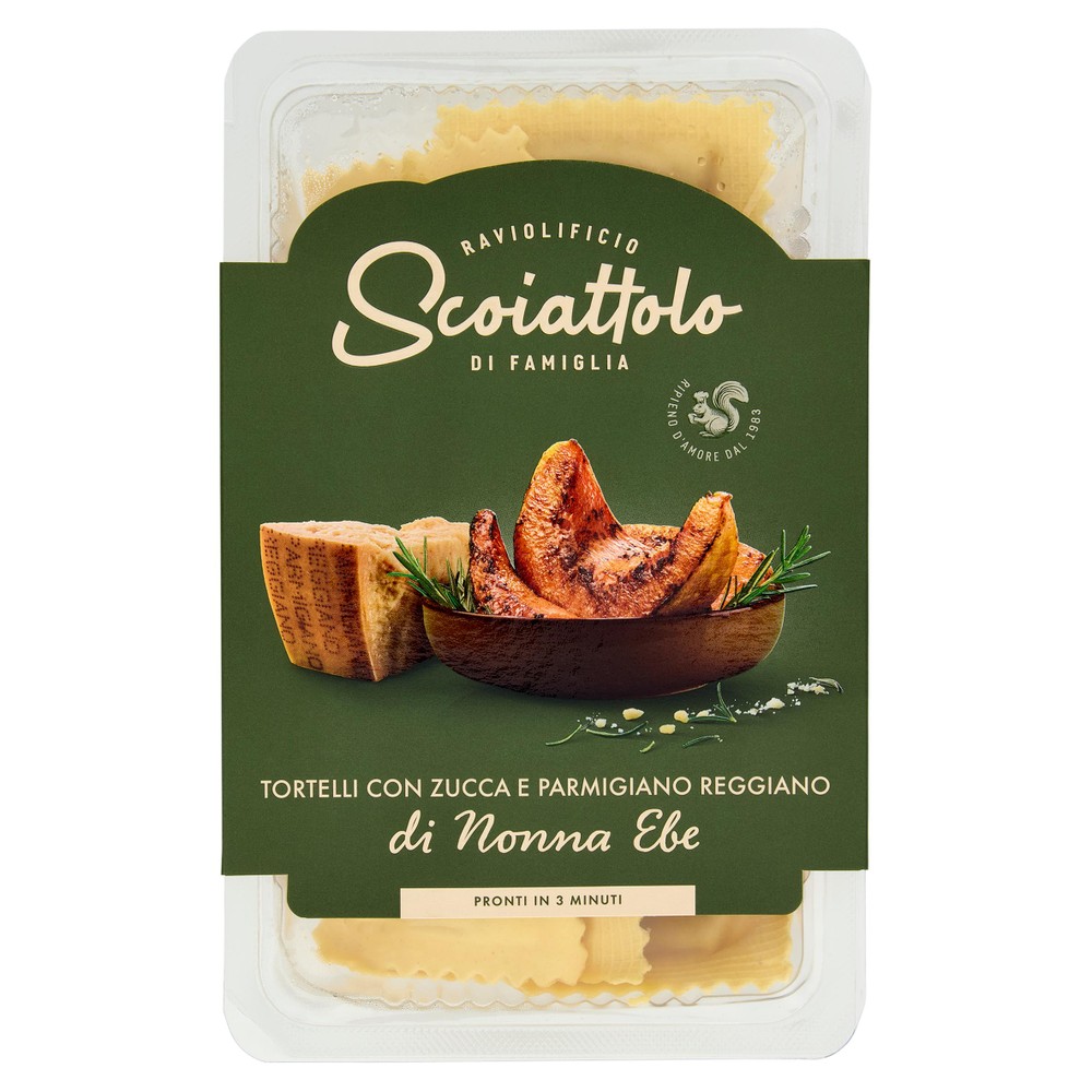 Tortelli Zucca E Parmigiano Nonna Ebe 200g Lo Scoiattolo - Foto 1