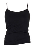 Canotta Donna Microfibra Senza Cuciture L / xl Nero Pompea Canotta Donna Microfibra Senza Cuciture L / xl Nero Pompea