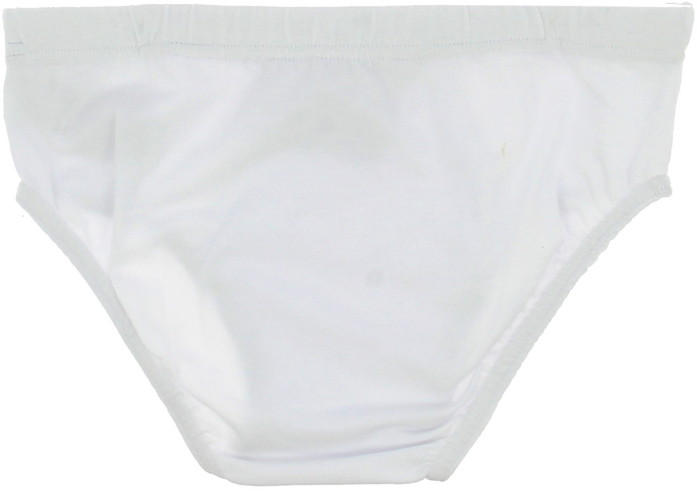 Slip Bambino 2/3 Bianco Con Elastico Ricoperto Delinea