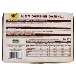 L'abc Della Merenda Snack Con Petto Di Pollo E Tuc Cracker 186,3g - Foto 3
