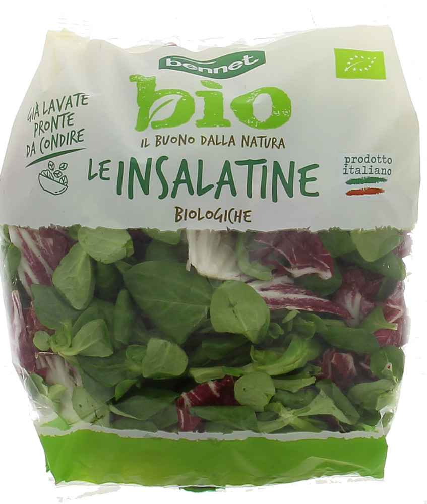 Radicchio Rosso E Valeriana Le Insalatine In Busta Bennet Bio - Foto 1