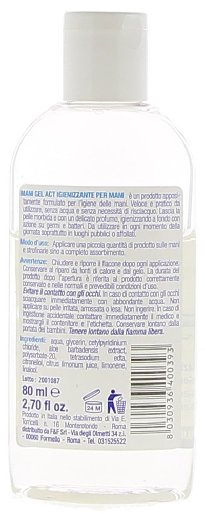Gel Mani Igienizzante Act - Foto 2