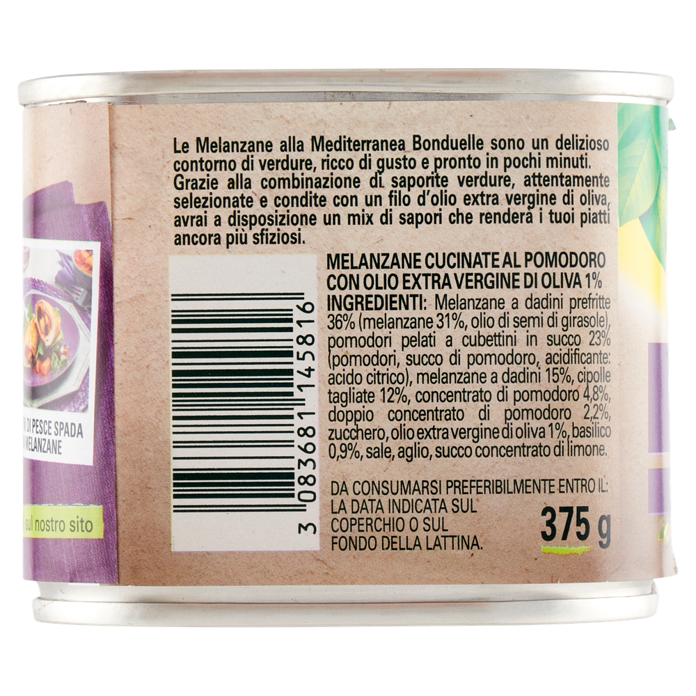 Melanzane Alla Mediterranea Con Pomodoro E Basilico Bonduelle - Foto 2