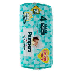 Pannolini Baby Dry 2x24, Taglia 4 Maxi (7-18 Kg) Pampers