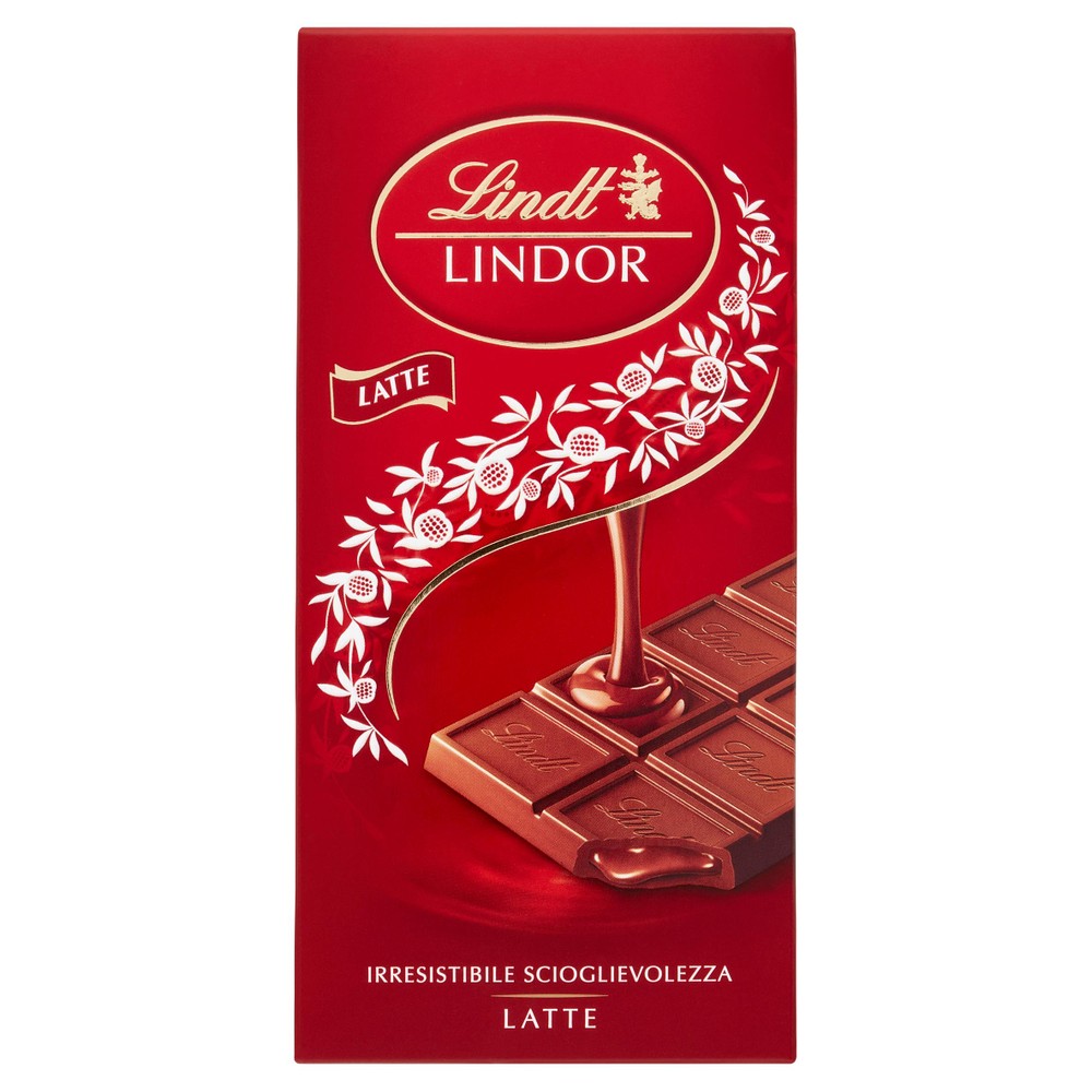 Lindt Lindor Tavoletta Di Cioccolato Al Latte Con Ripieno - Foto 1
