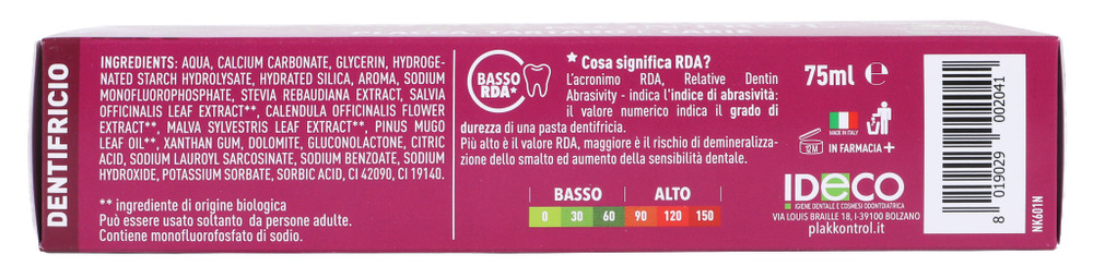 Plakkontrol Natural Kontrol Dentifricio Protezione Totale - Foto 2