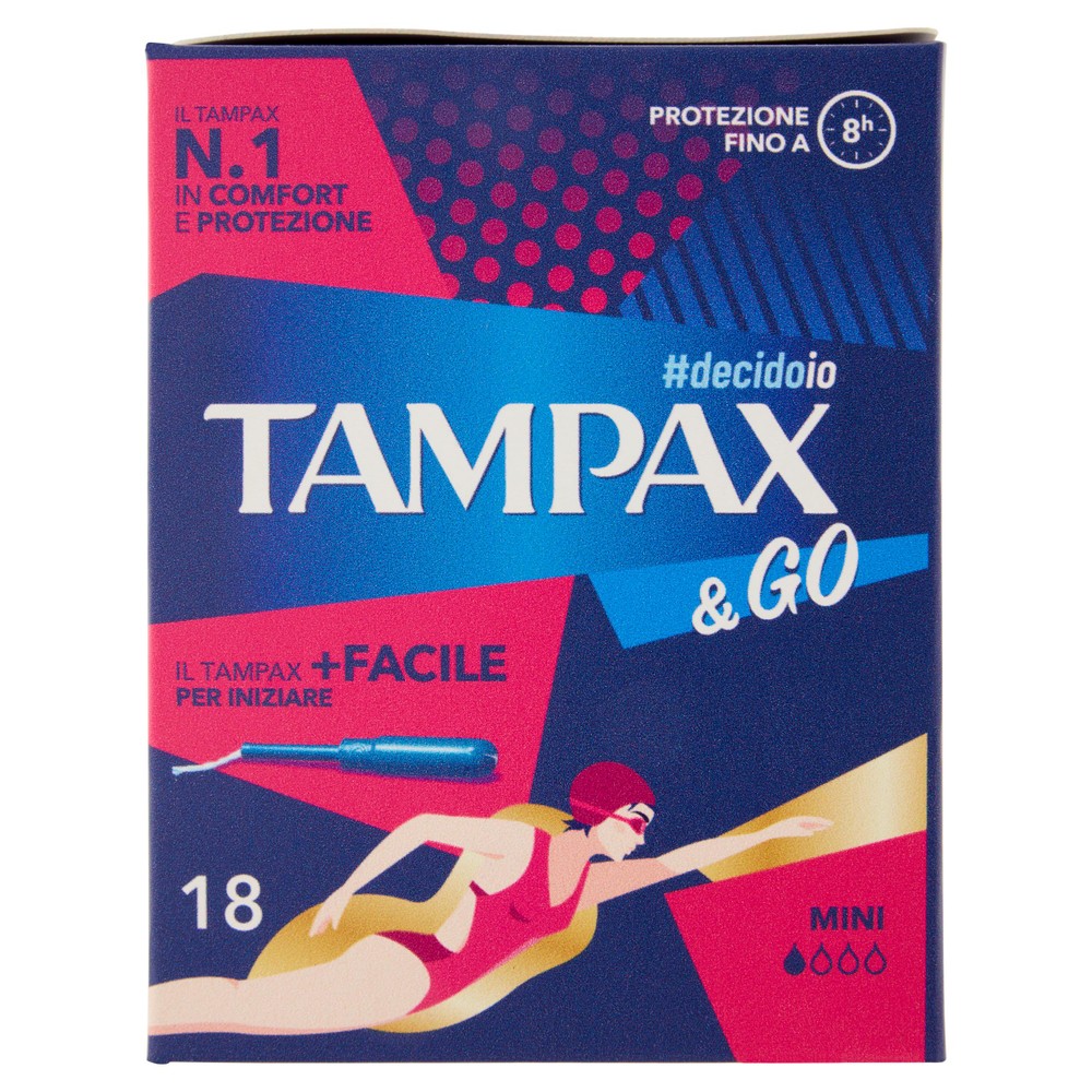 Assorbenti Interni Mini Tampax & Go | Bennet Online