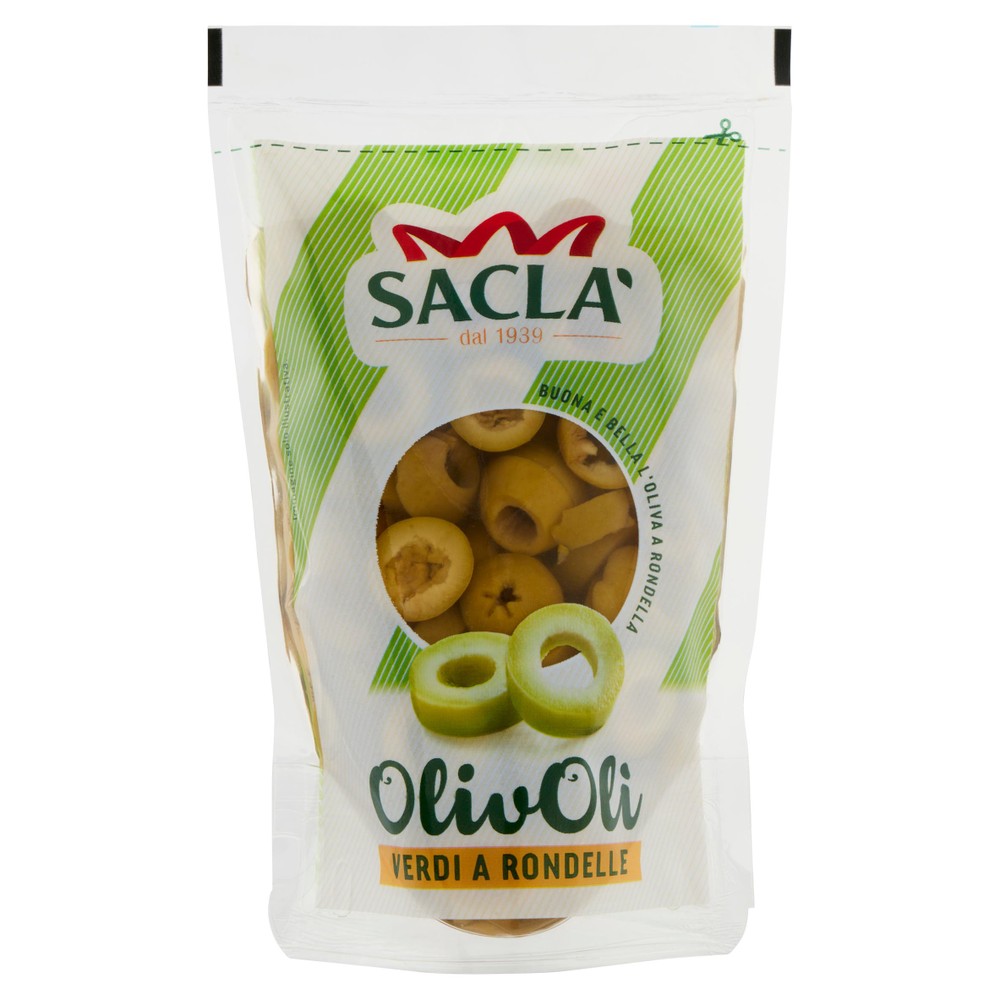 Olive Verdi A Rondelle Olivoli' In Salamoia Sacla' - Foto 1