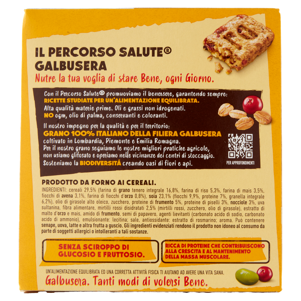 Snack Biscobarretta Con Cereali E Cioccolato Fondente Galbusera - Foto 3
