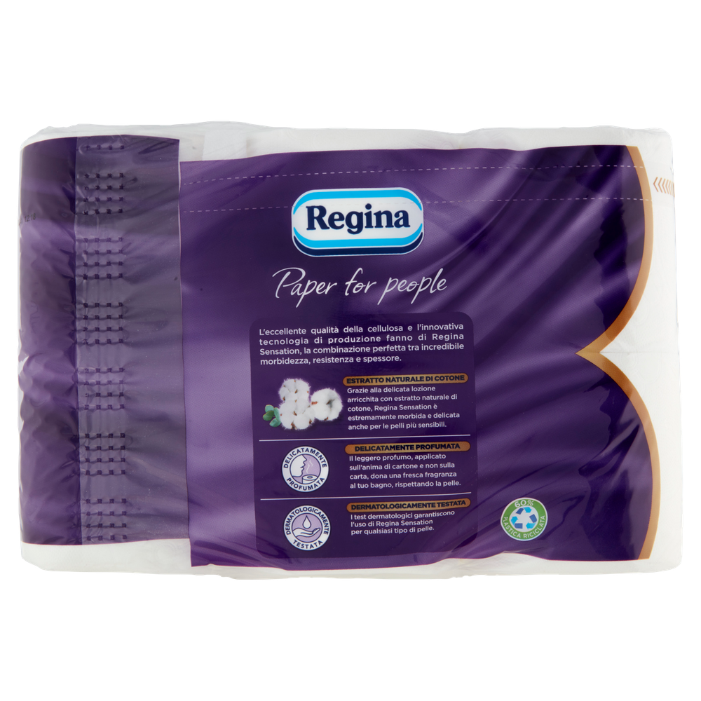 Carta Igienica Regina Sensation 3v, Conf. Da 12