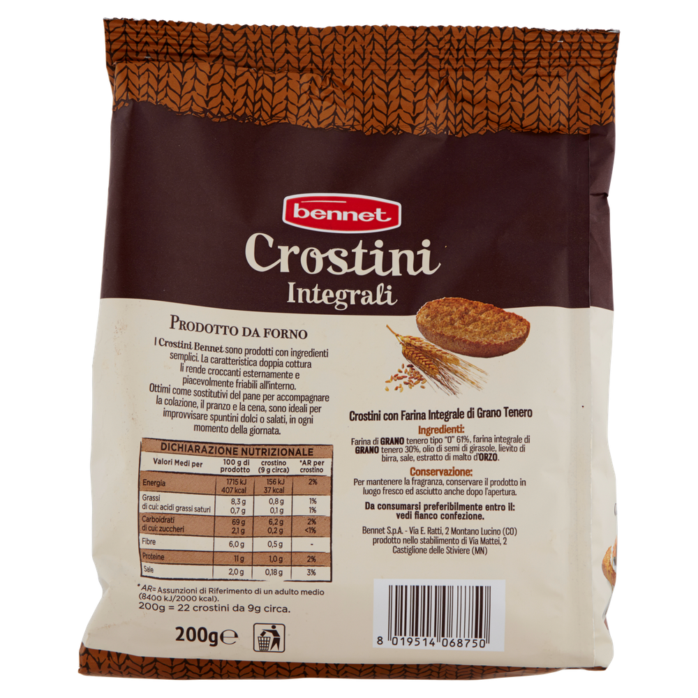 Crostini Integrali Bennet - Foto 3
