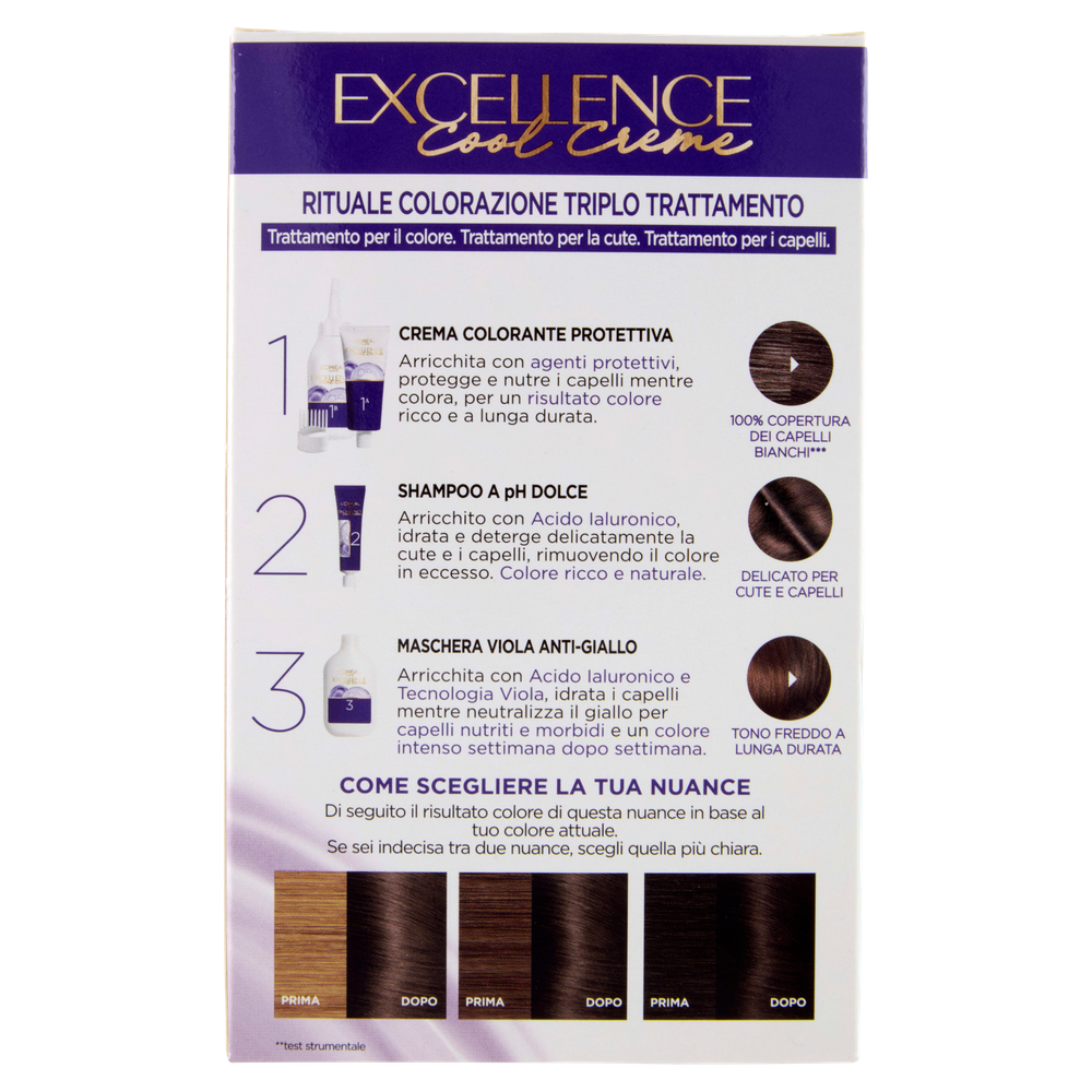 Colorazione Capelli 6.11 Biondo Scuro Excellence Cool Creme - Foto 3