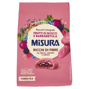 Biscotti Fibrextra Integrali Con Frutti Di Bosco E Barbabietola Misura - Foto 1