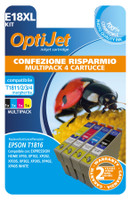Cartuccia Compatibile E18xl Kit Nero+colore Margherita Epson Optijet