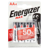 4 Stilo Alkaline Energizer Linea Max 4 Stilo Alkaline Energizer Linea Max