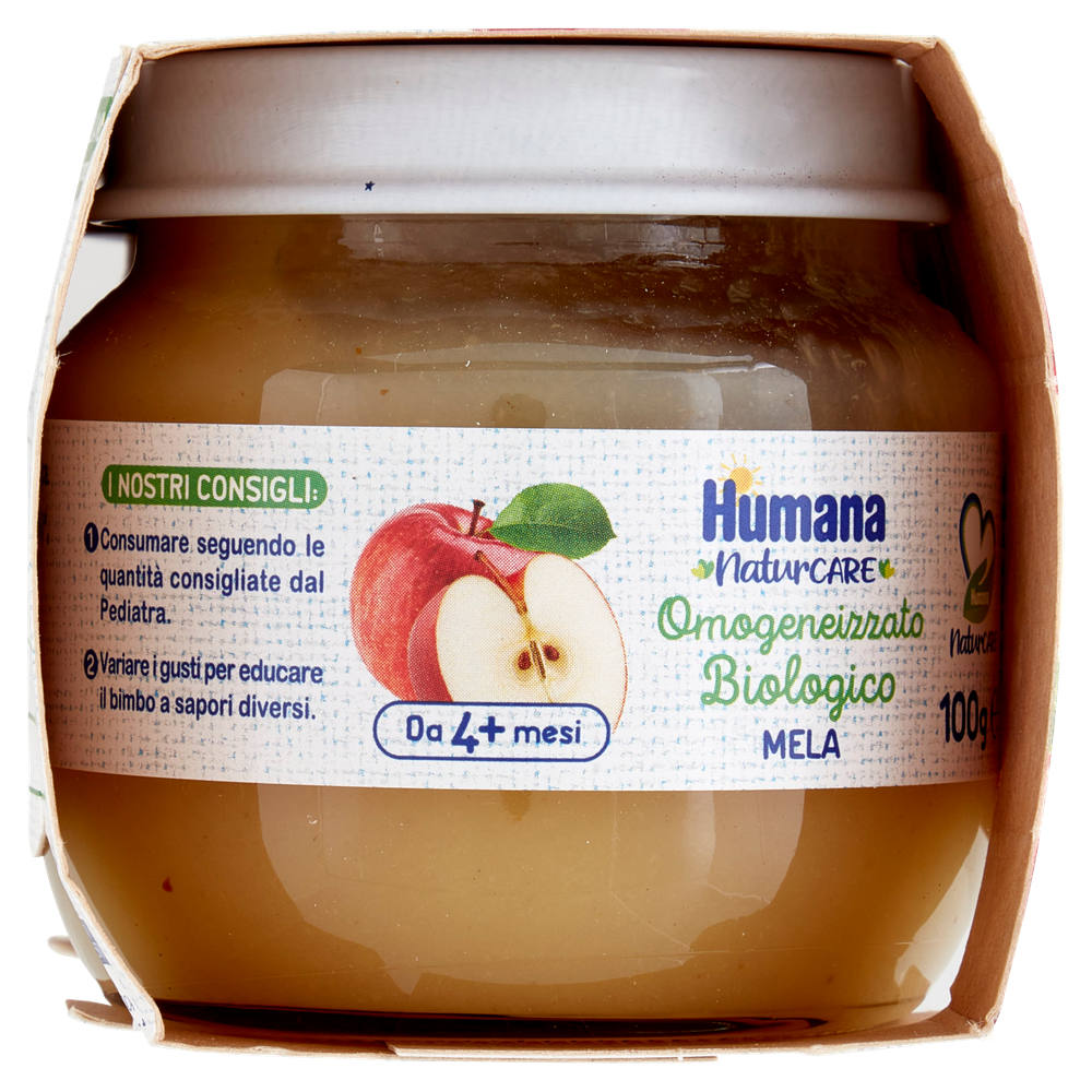 Omogeneizzato Di Mela Bio Humana 2x100 G. - Foto 2