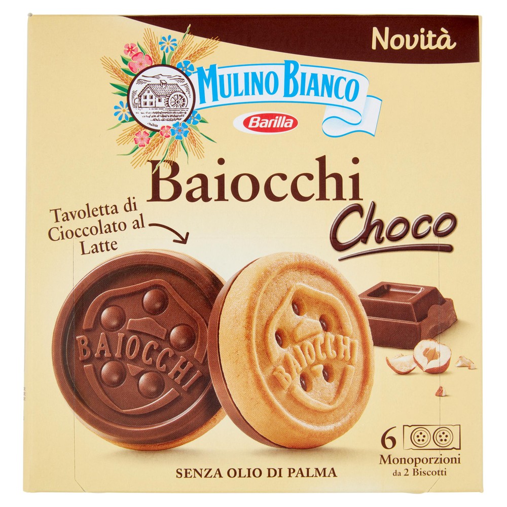 Snack Baiocchi Choco Mulino Bianco
