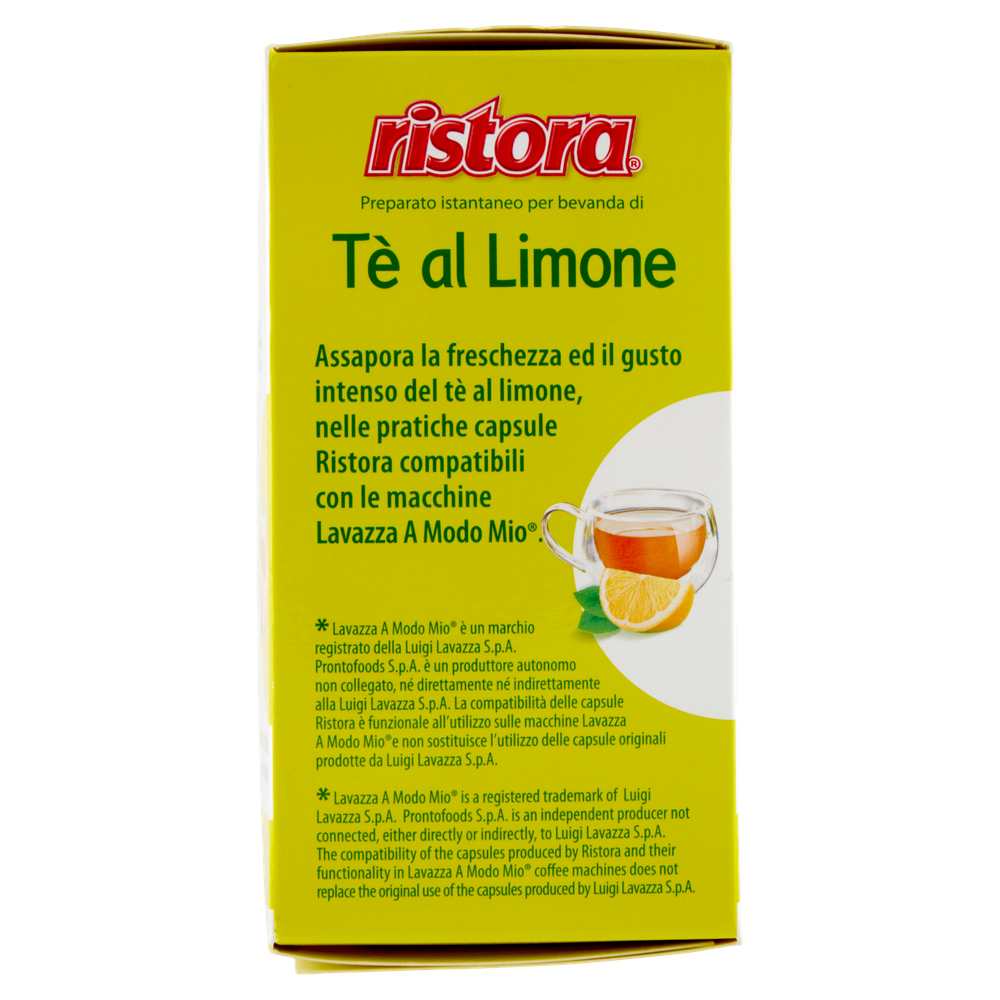 Tè Al Limone In Capsule Compatibili Lavazza A Modo Mio 16pz Ristora - Foto 2