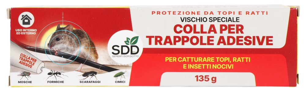 Colla Per Topi Tubetto 135gr Sdderati 2pz. - Foto 3