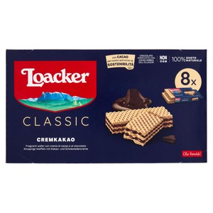 Wafer Cremkakao Al Cioccolato E Cacao Nobile 8x45g Loacker - Foto 1