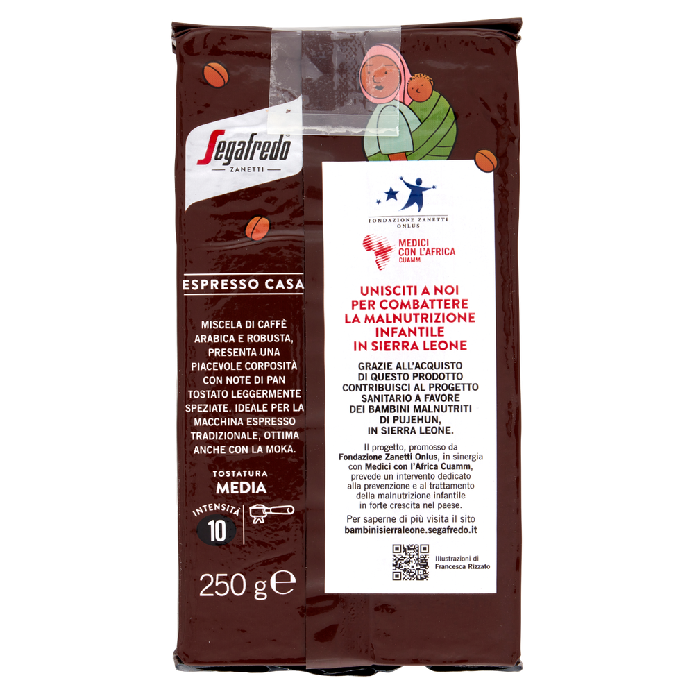 Caffè Macinato Espresso Casa Gusto Corposo Segafredo Zanetti - Foto 3