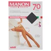 Calze Autoreggenti Donna Tg 2 Nero 70 Denari Manon