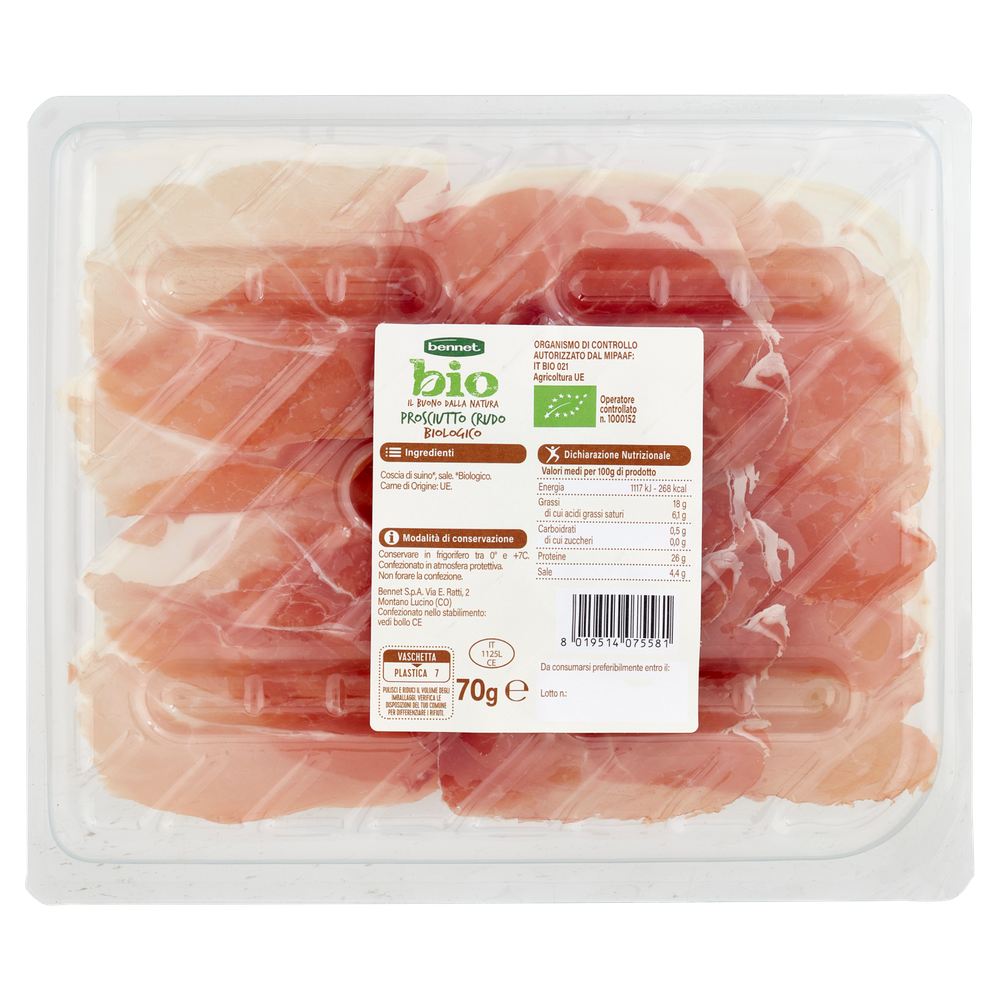Prosciutto Crudo Bennet Bio - Foto 3