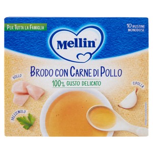 Brodo Di Pollo 10 Bustine Da 80g Mellin - Foto 1