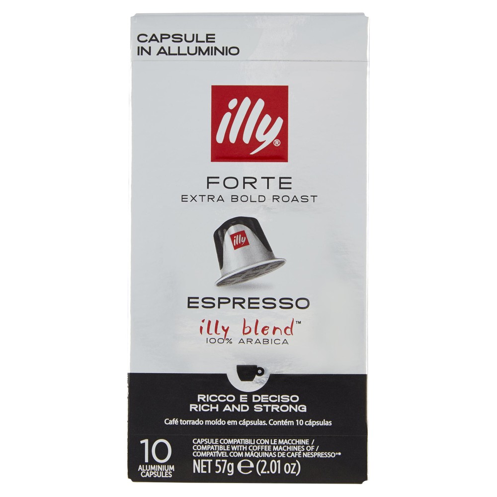 Capsule Caffè Forte Espresso Compatibili Nespresso 10pz Illy - Foto 1