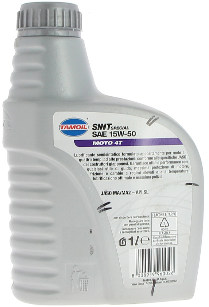 Olio Lubrificante Per Moto 4t 1l Sint Moto Tamoil - Foto 2