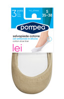 Salvapiedi Donna 35 / 38 Naturale Conf Da 3 Pompea Salvapiedi Donna 35 / 38 Naturale Conf Da 3 Pompea