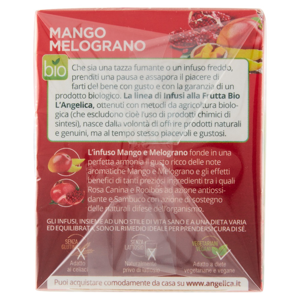 Infuso Passione Di Mango E Melograno Bio 15x1,8g L'angelica - Foto 2