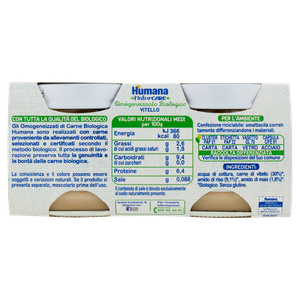 Omogeneizzato Di Vitello Bio Humana Conf. Da 2 - Foto 3