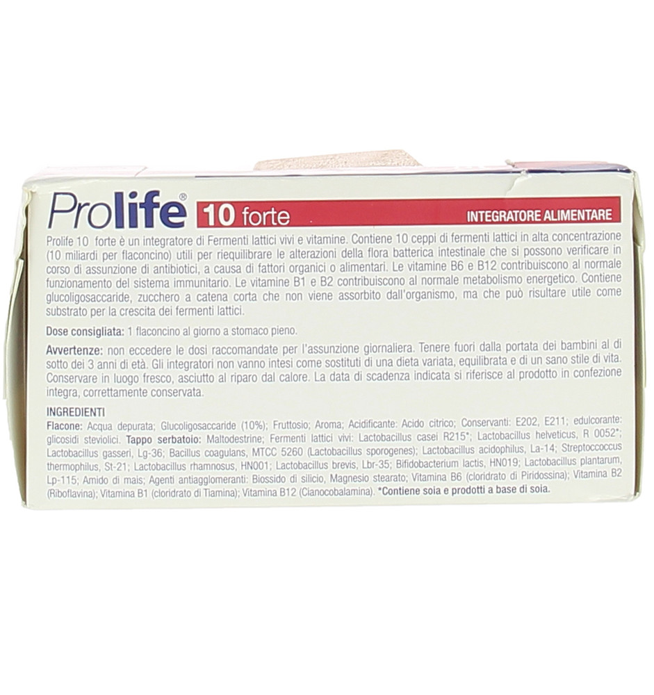Fermenti Lattici Prolife Forte 10 Flaconi Da Ml.8 - Foto 2