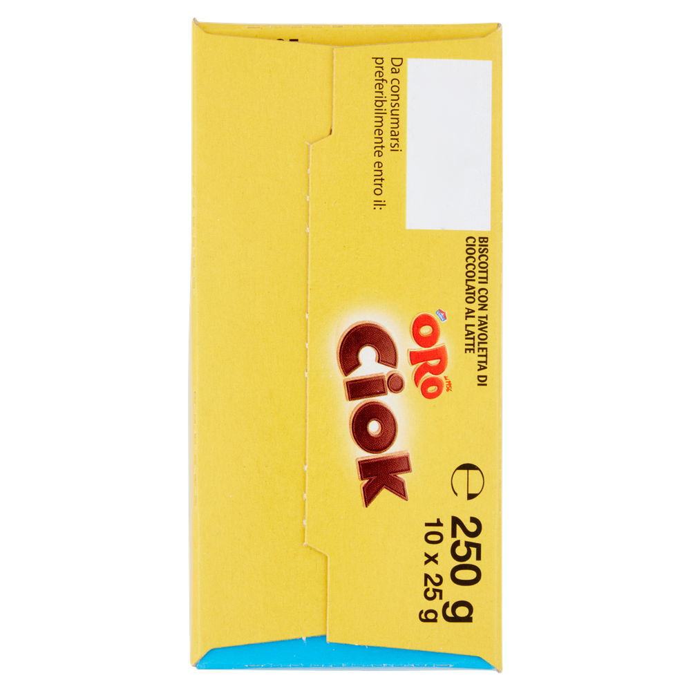 Biscotti Oro Ciok Con Cioccolato Al Latte 10x25g Oro Saiwa - Foto 2