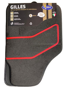 Set 4 Tappetini In Moquette Velluto Gilles Lubex - Foto 1