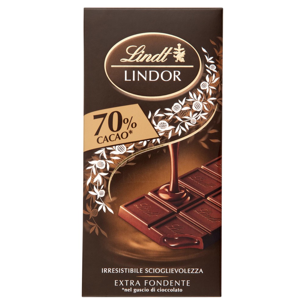 Tavoletta Cioccolato Lindor Fondente Al 70%