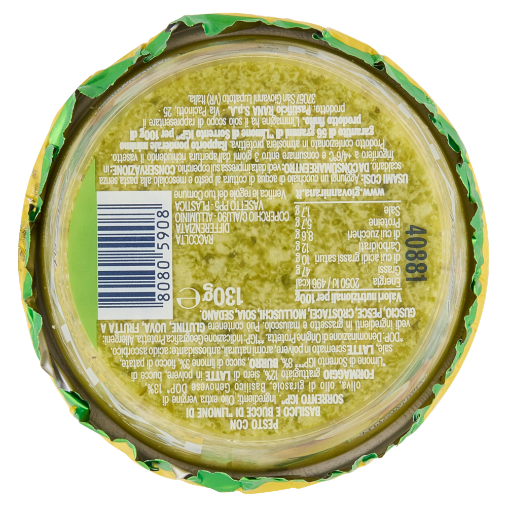 Pesto Basilico E Scorza Di Limone Giovanni Rana - Foto 3