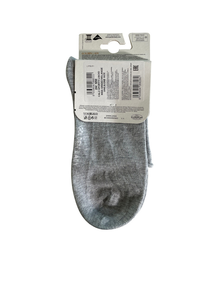 Calzini Sporty Donna Tg Unica Grigio Melange Golden Lady - Foto 2