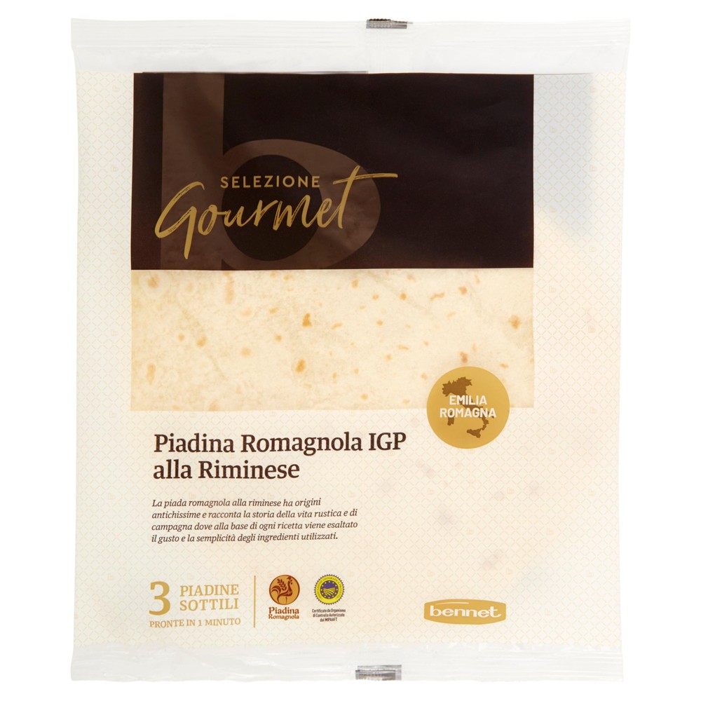 Piadina Romagnola Igp Selezione Gourmet Bennet - Foto 1